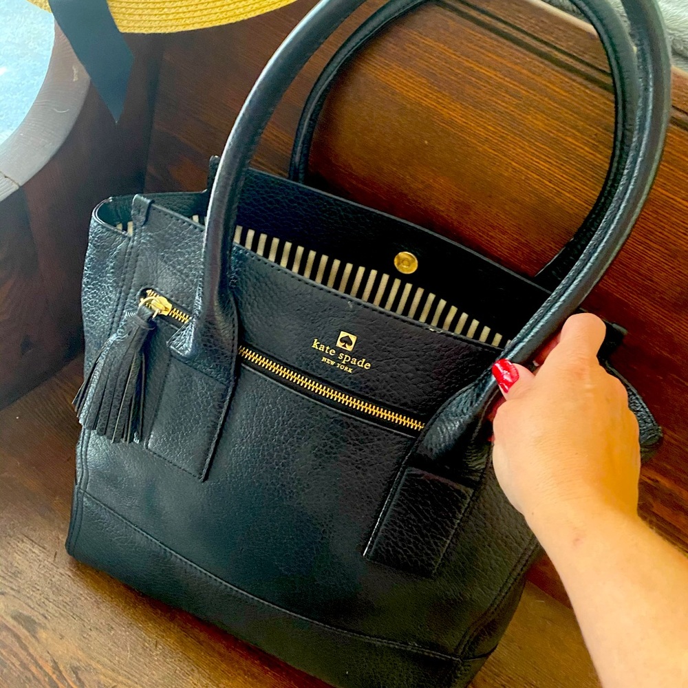 Kate Spade Black Structured Purse